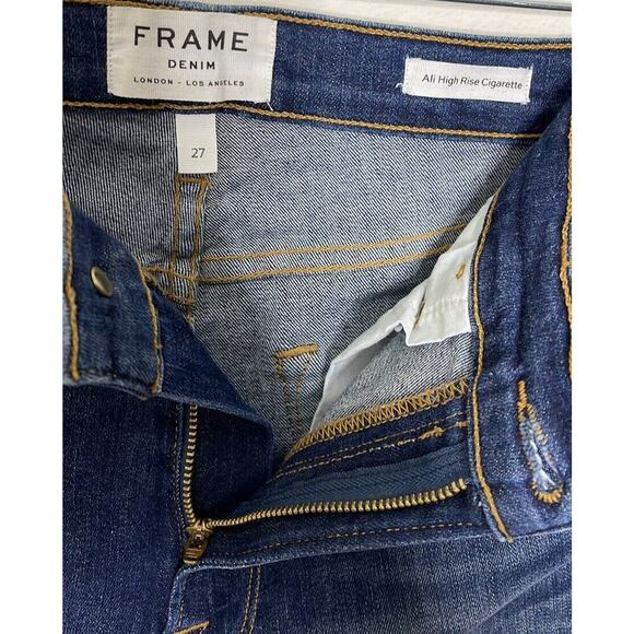 FRAME ALI HIGH-RISE CIGARETTE WOMEN'S JEANS SIZE 27‎ - Picture 5 of 7
